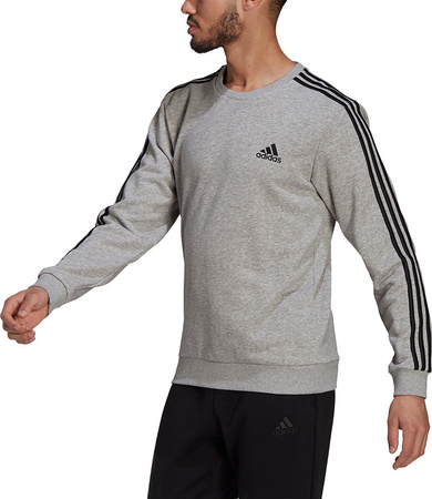 Bluza męska adidas Essentials Sweatshirt szara GK9101