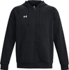 Bluza męska Under Armour Rival Fleece FZ Hoodie czarna 1379767 001