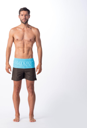 Męskie Szorty Kaden Ii black ink/blue atol rozmiar L