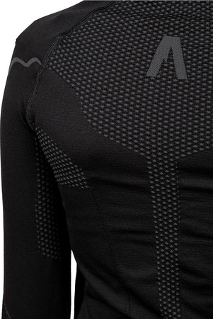 Bielizna termoaktywna dla dzieci Alpinus Active Set czarno-szara GT43204