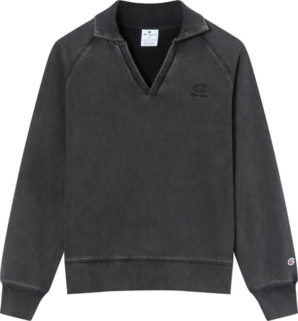 Bluza damska Champion Polo Neck Sweatshirt szara 118366 KK001