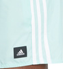 Spodenki szorty kąpielowe męskie adidas 3-Stripes CLX Swim Shorts miętowe IS2056