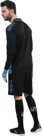 Komplet bramkarski Givova Difesa turkusowo-czarny KITP10 2410