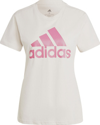 Koszulka damska adidas Loungewear Essentials Logo Tee kremowa IB9455