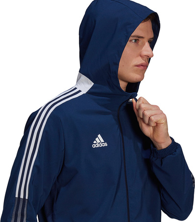 Kurtka męska adidas Tiro 21 Windbreaker granatowa GP4962