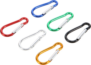 Zestaw karabińczyków 6 sztuk Nils camp nc1700