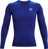 Koszulka męska Under Armour HG Armour Comp LS niebieska 1361524 400