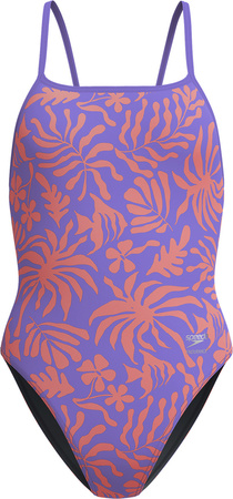 Damski Strój Kąpielowy Fl Printed Web Back Af  rozmiar 30