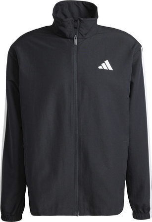 Dres męski adidas Sportswear Basic 3-Stripes Woven TT Track Suits czarny JI8849