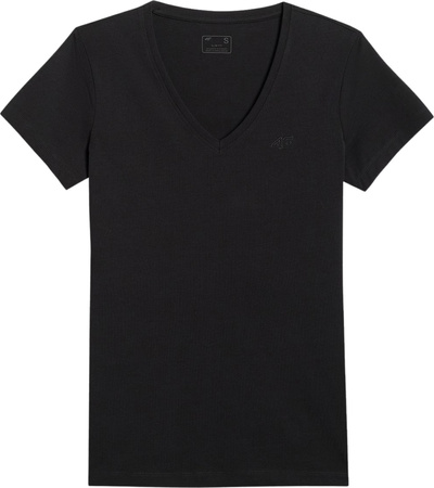 Koszulka damska 4F F2969 czarna 4FWAW25TTSHF2969 20S