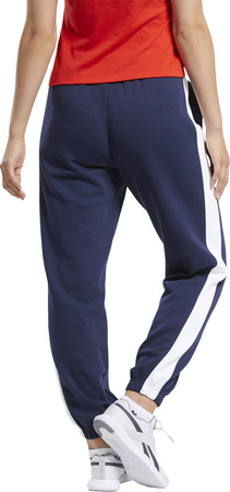 Spodnie damskie Reebok Te Linear Logo granatowe FU2252