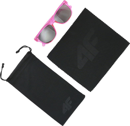 Okulary przeciwsłoneczne dla dzieci 4F U066 różowy neon 4FJWSS25ASUNU066 54N