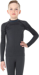Bluza termoaktywna dla dzieci Brubeck Thermo grafitowa LS13640