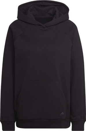 Bluza damska adidas All Sz Fleece Boyfriend Hoodie czarna HC8823