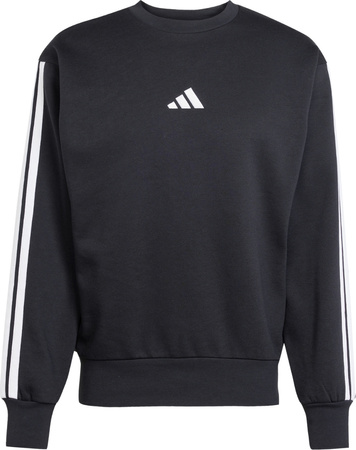 Bluza męska adidas Essentials 3-Stripes Fleece czarna JE6304