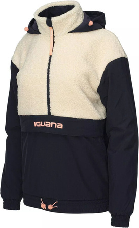 Damska kurtka przejściowa mikropolar regulowany kaptur Iguana Neckra W rozmiar XL