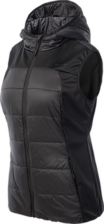 Damska kamizelka pikowana Iguana Loanna W czarny rozmiar L