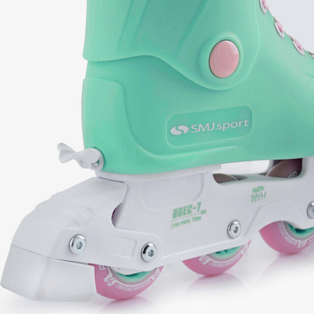 Łyżworolki rolki regulowane ABEC-7 koła 72mm SMJ UT700 RETRO