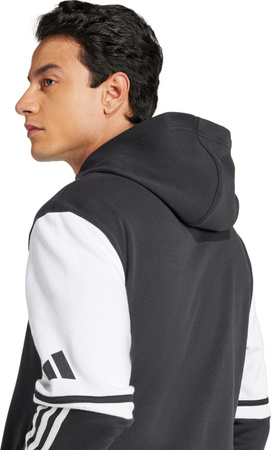 Bluza męska adidas Squadra 25 Sweat Hoody czarno-biała JE2776