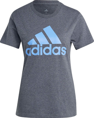 Koszulka damska adidas Loungewear Essentials Logo Tee szara IC0634