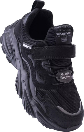 Młodzieżowe buty sportowe sneakersy Iguana Bonsi Teen czarne rozmiar 39