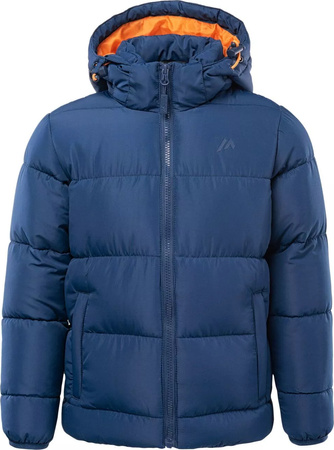 Dziecięca kurtka zimowa ocieplana z kapturem Martes Mafi Kdb rozmiar 122