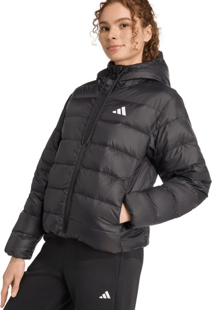 Kurtka damska adidas Essentials Climawarm Light Down Hoodie czarna KC1580