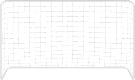 Bramka do piłki nożnej Enero z siatką 182x122x61cm biała