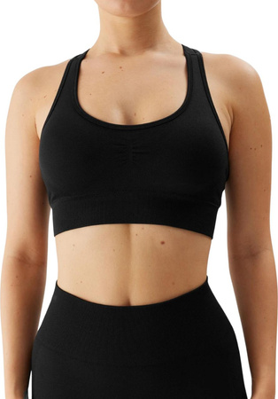 Stanik sportowy 4F F116 czarny 4FWSS24USBAF116 20S