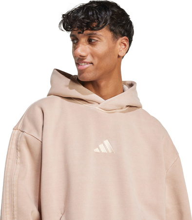 Bluza męska adidas A SZN W FL HD beżowa JL6537