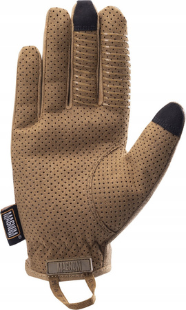 Męskie rękawice taktyczne skórzane na ekrany dotykowe Magnum Baldur rozmiar XXL