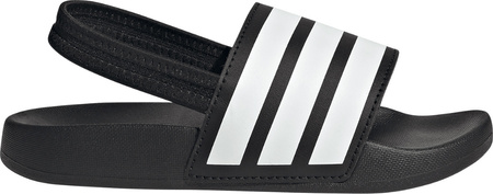 Klapki dla dzieci adidas Adilette Estrap czarne JR5328