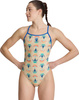 Damski Strój Kąpielowy Women's Arena Desert Vibes Swimsuit Booster Back  royal-light pink multi rozmiar 40