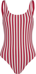 Kostium kąpielowy damski Outhorn F013 czerwono-biały OTHSS23USWSF013 90A