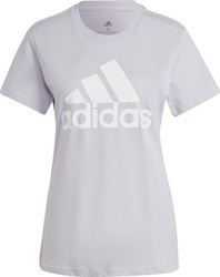 Koszulka damska adidas Loungwear Essentials Logo Tee fioletowa IC0633