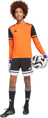 Bluza bramkarska dla dzieci adidas Squadra 25 Long Sleeve pomarańczowa JJ1941