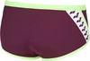 Męskie kąpielówki Arena M TEAM STRIPE LOW WAIST SHORT red wine-shiny green rozmiar 1-65