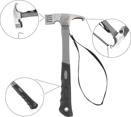 Młotek kempingowy turystyczny do szpilek śledzi kołków Nils Camp NC17109