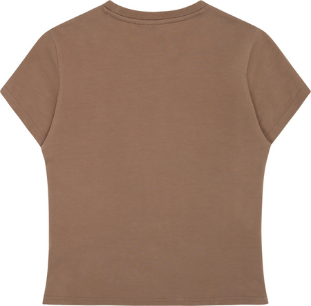 Koszulka damska Fila Trivero beżowa FAW1205 70008