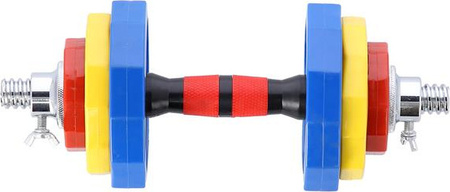 Sztanga gryf z obciążeniem sztangielki / hantle w walizce HMS SKC20 2x10 kg