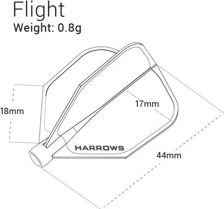 Piórka Harrows Clic