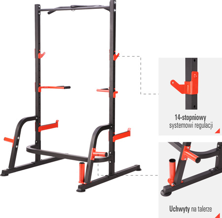 Stojak wielofunkcyjny HMS PWS08 2 części