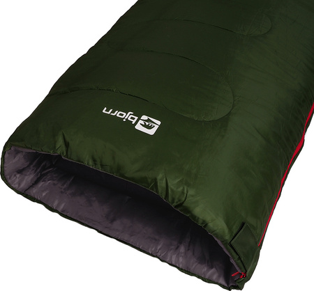 Śpiwór Bjorn Camper 180x75 cm zielony prawy BJ63862