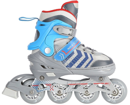 Łyżworolki z wymienną płozą hokejową rolki wrotki 4w1 Nils Extreme NH18192 rozmiar L 39-43)