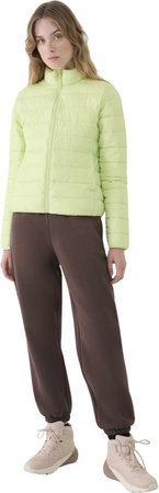 Kurtka damska puchowa 4F F533 zielona 4FWSS25TDJAF533 45S