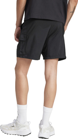 Spodenki męskie adidas Essentials Small Logo Cargo Chelsea czarne JF3530