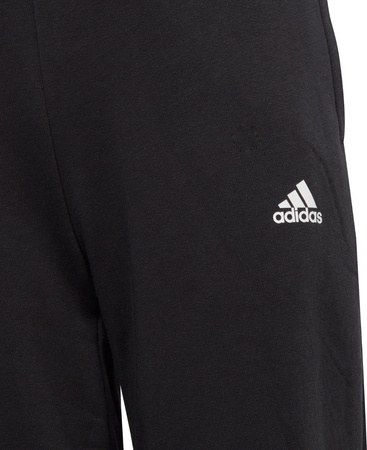 Spodnie dla dzieci adidas Essentials Linear Logo czarne IB8907