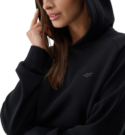 Bluza damska 4F F1764 czarna 4FWMM00TSWSF1764 20S