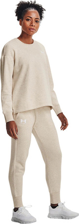 Spodnie damskie Under Armour Rival Fleece kremowe 1356416 783