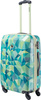 Walizka podróżna na kółkach twarda Iguana Asturia II geometric print/lime cream 72 litrów